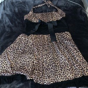 Retro / pinup leopard dress